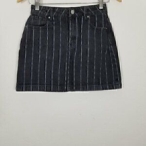 PacSun Striped Denim Mini Skirts Size 24